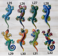 Gecko Metal Wall Art 19.5"