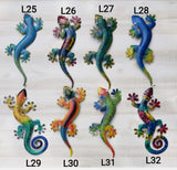 Gecko Metal Wall Art 19.5"