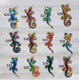 Gecko Metal Wall Art 12"