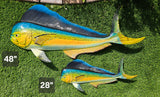 Mahi Mahi 48", 28", or 18" Dorado Dolphin fish wall decor