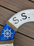 S.S. Minnow Island Charter life preserver ring decor