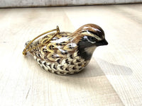 Quail Holiday Ornament bird Hunting decor