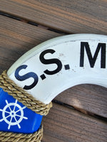 S.S. Minnow Island Charter life preserver ring decor