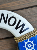 S.S. Minnow Island Charter life preserver ring decor