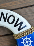 S.S. Minnow Island Charter life preserver ring decor
