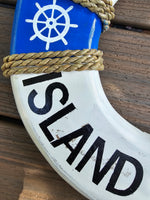 S.S. Minnow Island Charter life preserver ring decor