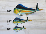 Mahi Mahi 48", 28", 18" or 12" Dorado Dolphin fish wall decor