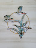 Duck scene metal wall decor