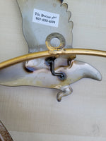 Duck scene metal wall decor