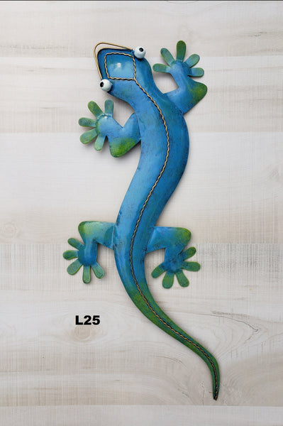 Gecko Metal Wall Art 19.5"