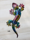 Gecko Metal Wall Art 19.5"