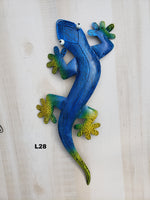 Gecko Metal Wall Art 19.5"