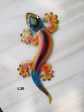 Gecko Metal Wall Art 19.5"