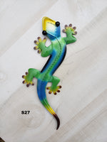 Gecko Metal Wall Art 12"