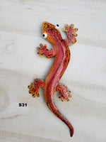 Gecko Metal Wall Art 12"