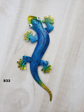 Gecko Metal Wall Art 12"