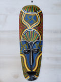Tiki Mask Aboriginal Dot Art Mask  20"