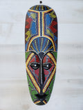 Tiki Mask Aboriginal Dot Art Mask  20"