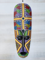 Tiki Mask Aboriginal Dot Art Mask  20"