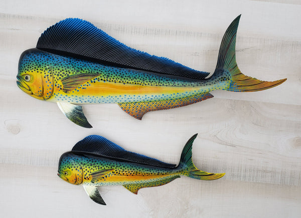 Mahi Mahi 48", 28", or 18" Dorado Dolphin fish wall decor