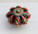 Vintage look Scalloped Knob - Drawer Pull (set of 4)