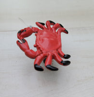 Red Crab Metal Knob - Drawer Pull (set of 4)