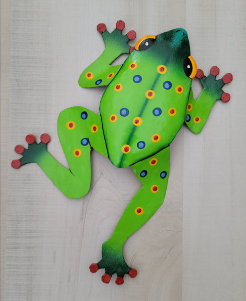 Frog Haitian Metal Wall Art