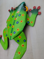 Frog Haitian Metal Wall Art