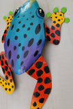 Frog Haitian Metal Wall Art