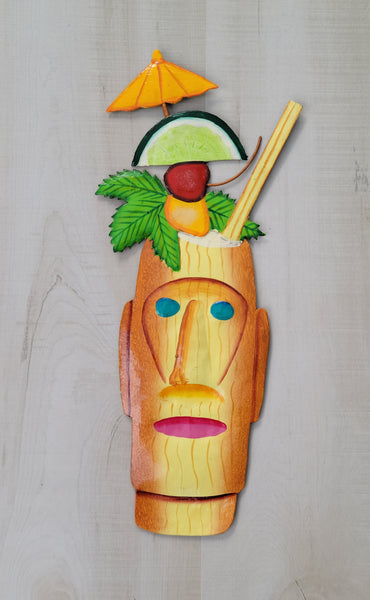 Tiki Drink - Haitian Metal Wall Art