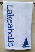 Lakeaholic / Sailboat - Towel