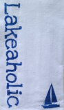 Lakeaholic / Sailboat - Kitchen Towel