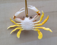 Red Crab  Holiday Ornament 3.75" x 3" Nautical decor
