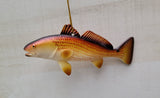 Redfish Holiday Ornament 4.75" x 2" Nautical replica decor