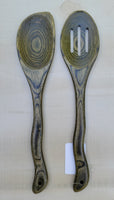 Pakkawood Slotted Spoon and Corner Spoon
