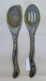Pakkawood Slotted Spoon and Corner Spoon