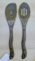 Pakkawood Slotted Spoon and Corner Spoon