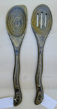 Pakkawood Slotted Spoon and Corner Spoon