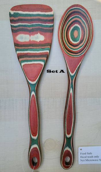 Pakkawood  Turner and Spoon (Set of 2)