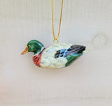 Duck Holiday Ornament Mallard Hunting décor