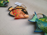 Tropical Fish Holiday Ornament decor (set of 3)