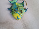 Tropical Fish Holiday Ornament decor (set of 3)