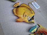 Tropical Fish Holiday Ornament decor (set of 3)