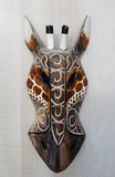 Giraffe Tiki Mask Wall Decor (SET of 2)