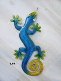 Gecko Metal Wall Art 19.5"