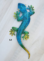 Gecko Metal Wall Art 19.5"