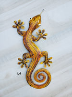 Gecko Metal Wall Art 19.5"