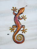 Gecko Metal Wall Art 19.5"