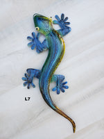 Gecko Metal Wall Art 19.5"
