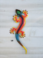 Gecko Metal Wall Art 19.5"